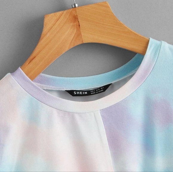 Twist Hem Tie Dye Tee - Picture 4 of 5